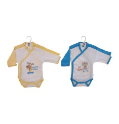 2 BODYS NAISS ML GARCON 0-3M
