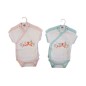 2 BODYS NAISS MC FILLE 0-3M