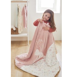 L&J COUVERTURE 100X140CM VELOUDOUX