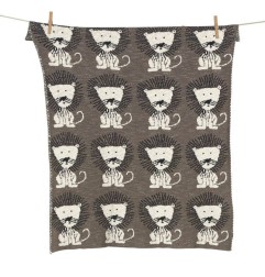 COUVERTURE EN TRICOT ON THE GO LION