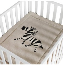 FOND DE PARC EN TRICOT ZEBRE