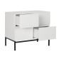 COMMODE 4 TIROIRS HAVANA BLANC