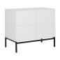 COMMODE 4 TIROIRS HAVANA BLANC