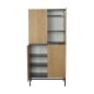 ARMOIRE 4 PORTES HAVANA BLANC
