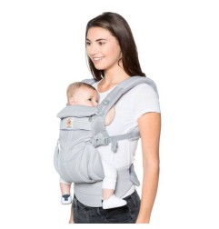 PORTE BEBE OMNI 360 MESH - GRIS PERLE