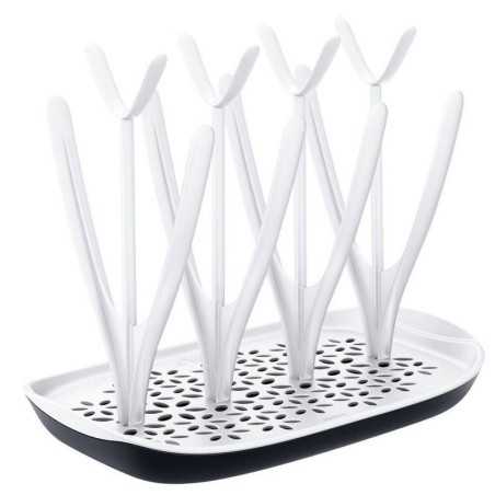 EGOUTTOIR 8 BIBERONS + ACCESSOIRES NOIR