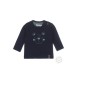 TEE-SHIRT ML BLEU OURS 0M
