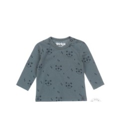 TEE-SHIRT ML OURSON VERT 6M
