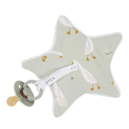 DOUDOU ATTACHE-SUCETTE LITTLE GOOSE