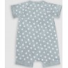 Barboteuse bébé zippée coton stretch grise 1 M