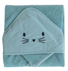 COFFRET SORTIE DE BAIN + GANT 75X75 NILE