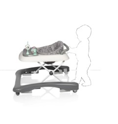 BABY WALKER PIO DOT GRAY