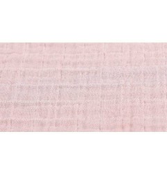 LOT DE 2 DRAPS-HOUSSE ROSES MOUSSELINE BIO 60X120 MORIS SACHA
