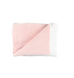 COUVERTURE ROSE 100X140CM EN VELOUDOUX® MORIS SACHA