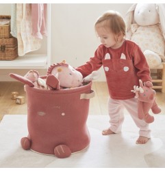 L&J PANIER DE RANGEMENT TRICOT BIO