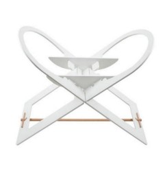 M&M13 SUPPORT DE COUFFIN BLANC