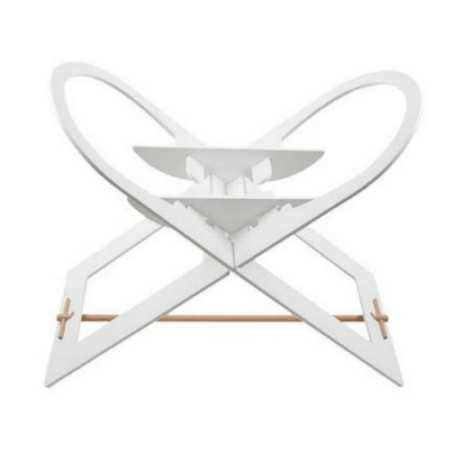 M&M13 SUPPORT DE COUFFIN BLANC