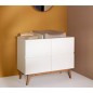 COMMODE 4 TIROIRS TRENDY BLANC
