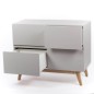 COMMODE 4 TIROIRS TRENDY GRIFFIN GREY