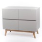 COMMODE 4 TIROIRS TRENDY GRIFFIN GREY
