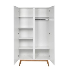 ARMOIRE 2 PORTES TRENDY BLANC