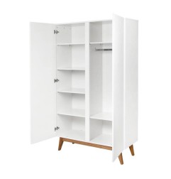 ARMOIRE 2 PORTES TRENDY BLANC