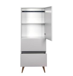 ARMOIRE 1 PORTE TRENDY GRIFFIN GREY