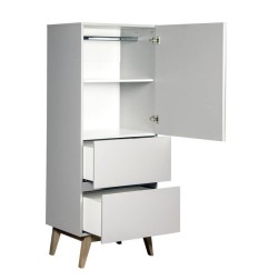 ARMOIRE 1 PORTE TRENDY GRIFFIN GREY