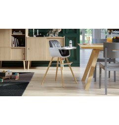 CHAISE HAUTE SCANDY XX GRIS FONCE