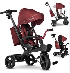 TRICYCLE LIONELO KORI BURGUNDY