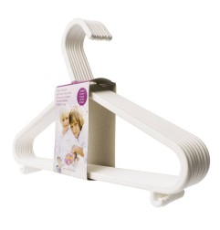 CINTRES BEBE BLANC 8-PACK