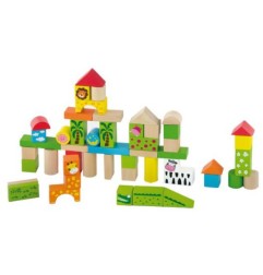 JEU DE BLOCS ZOO 50 PCES
