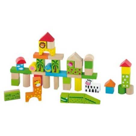 JEU DE BLOCS ZOO 50 PCES
