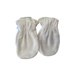 LOT DE 2 MOUFLE BLANC