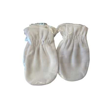 LOT DE 2 MOUFLE BLANC