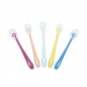 SET BABY SPOONS - CUILLERES SILICONE 1ER AGE - LOT DE 5