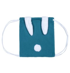 SAC A DOS LAPIN EN NID D'ABEILLE
