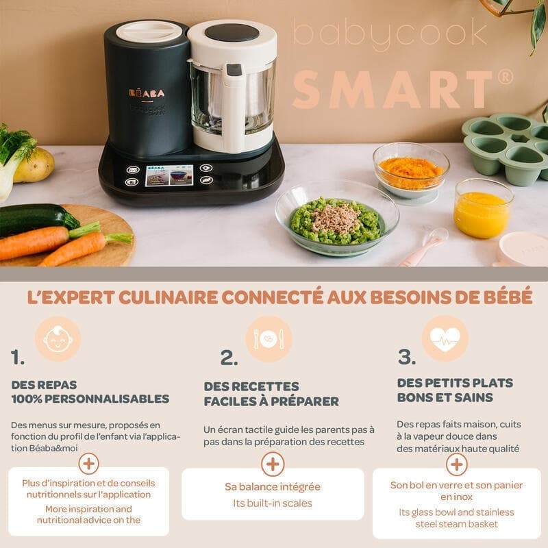 Babycook Smart, gris anthracite beaba — vue 5 sur 5