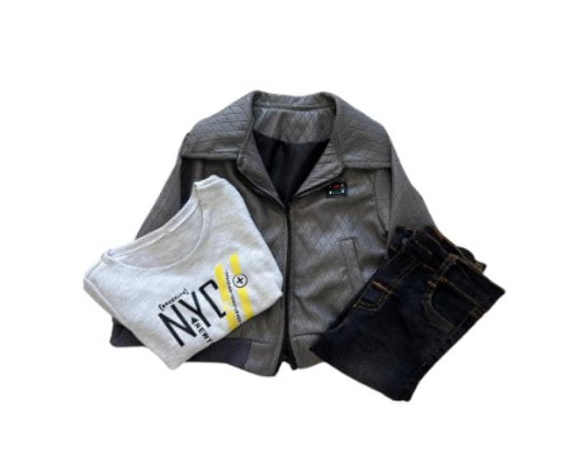 Ensemble 3 Pieces Pantalon Veste Haut 9m