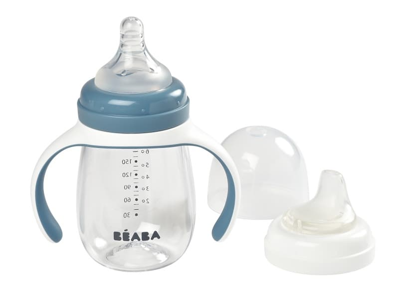 Biberon D Apprentissage 2 en 1, bleu — vue 4 sur 4