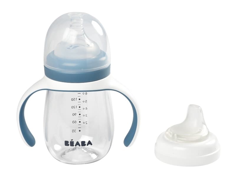 Biberon D Apprentissage 2 en 1, bleu — vue 3 sur 4